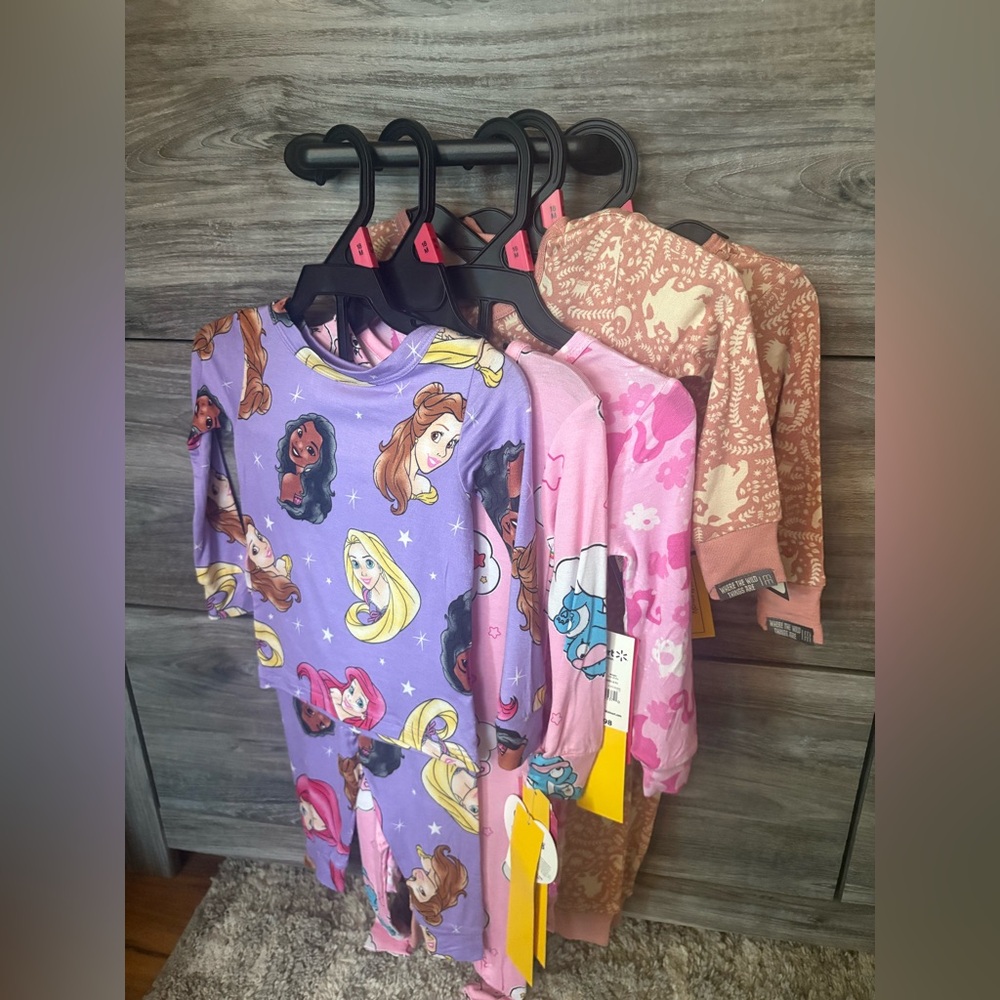 Disney Kids Pajama Set - Purple and Pink